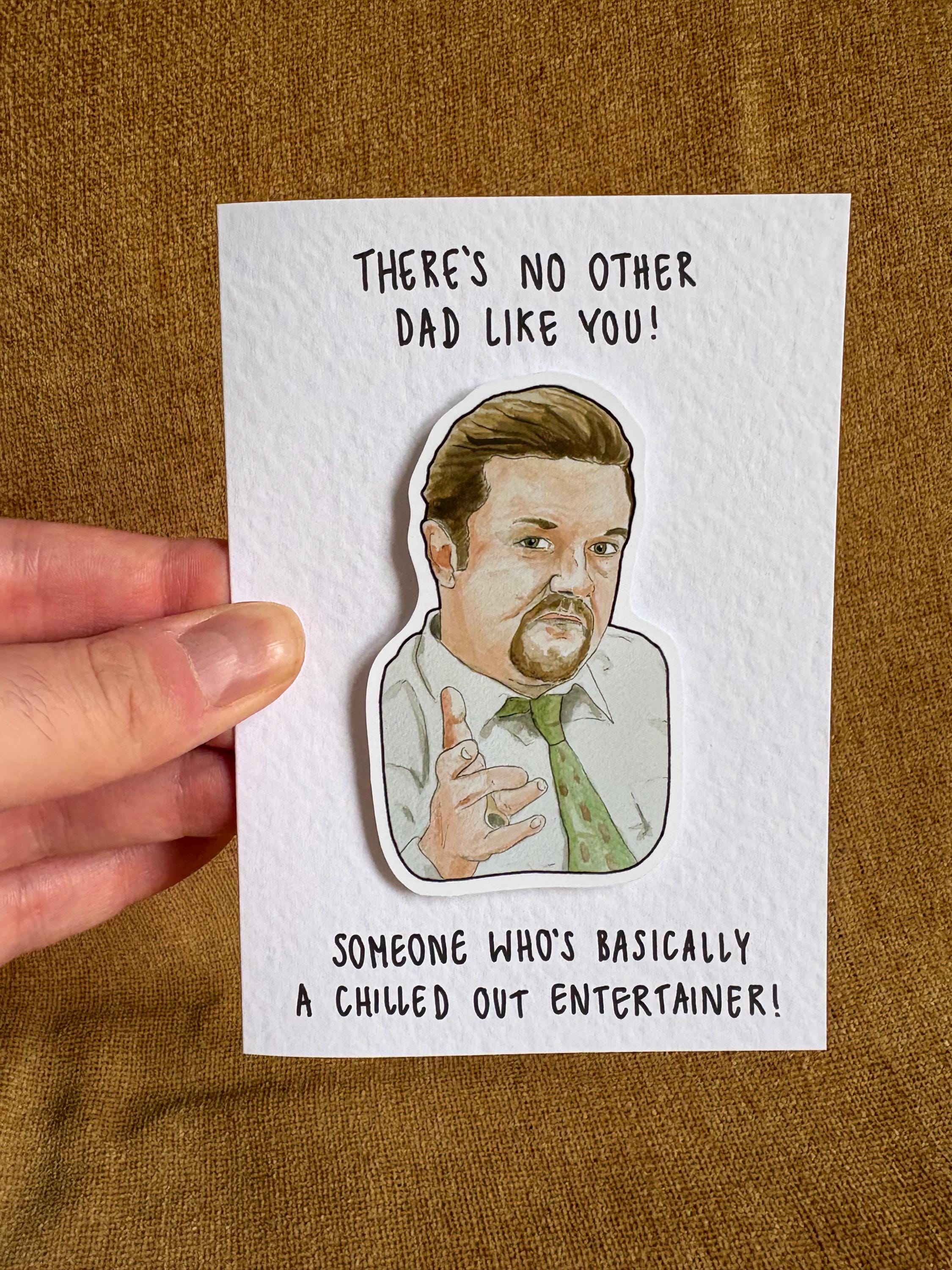 David Brent | Chilled out entertainer | Handcrafted Father’s Day Card