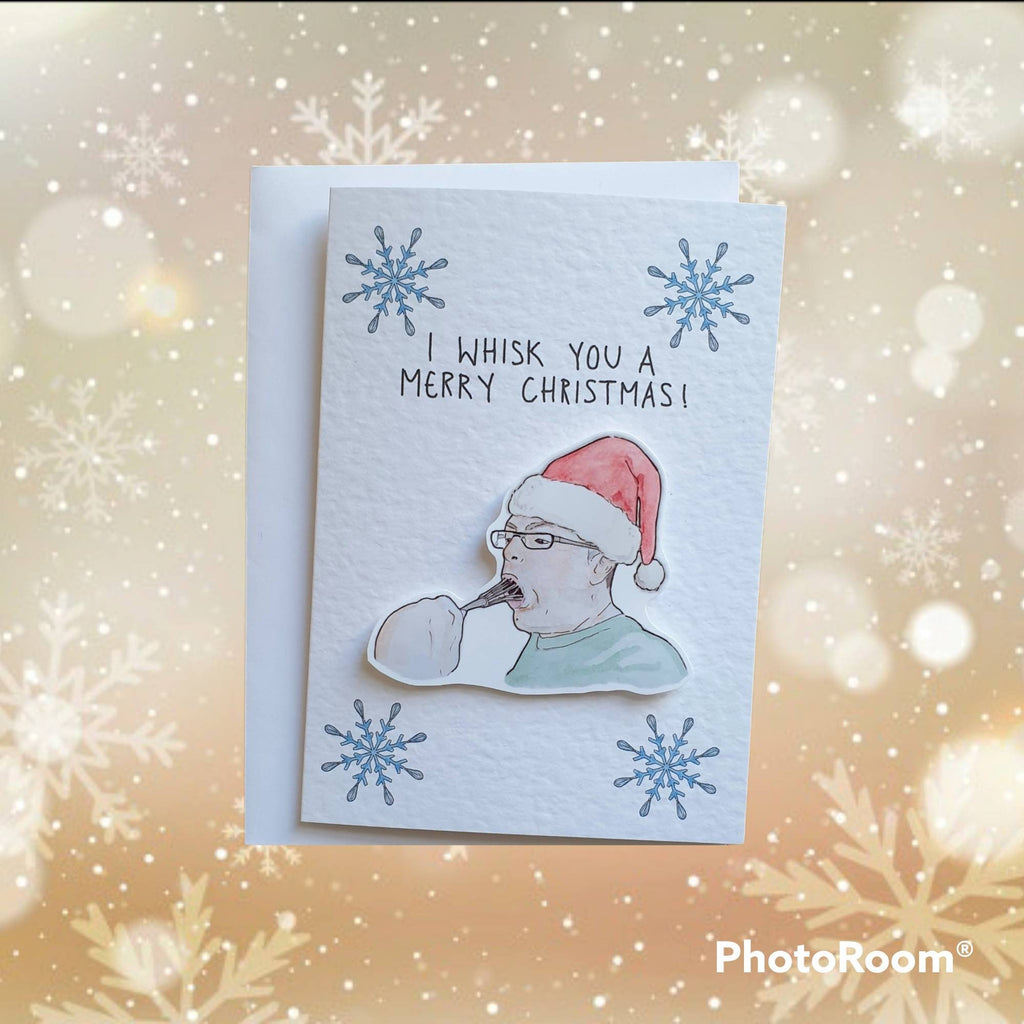 Whisk Guy | CDWM | Handcrafted Christmas Card