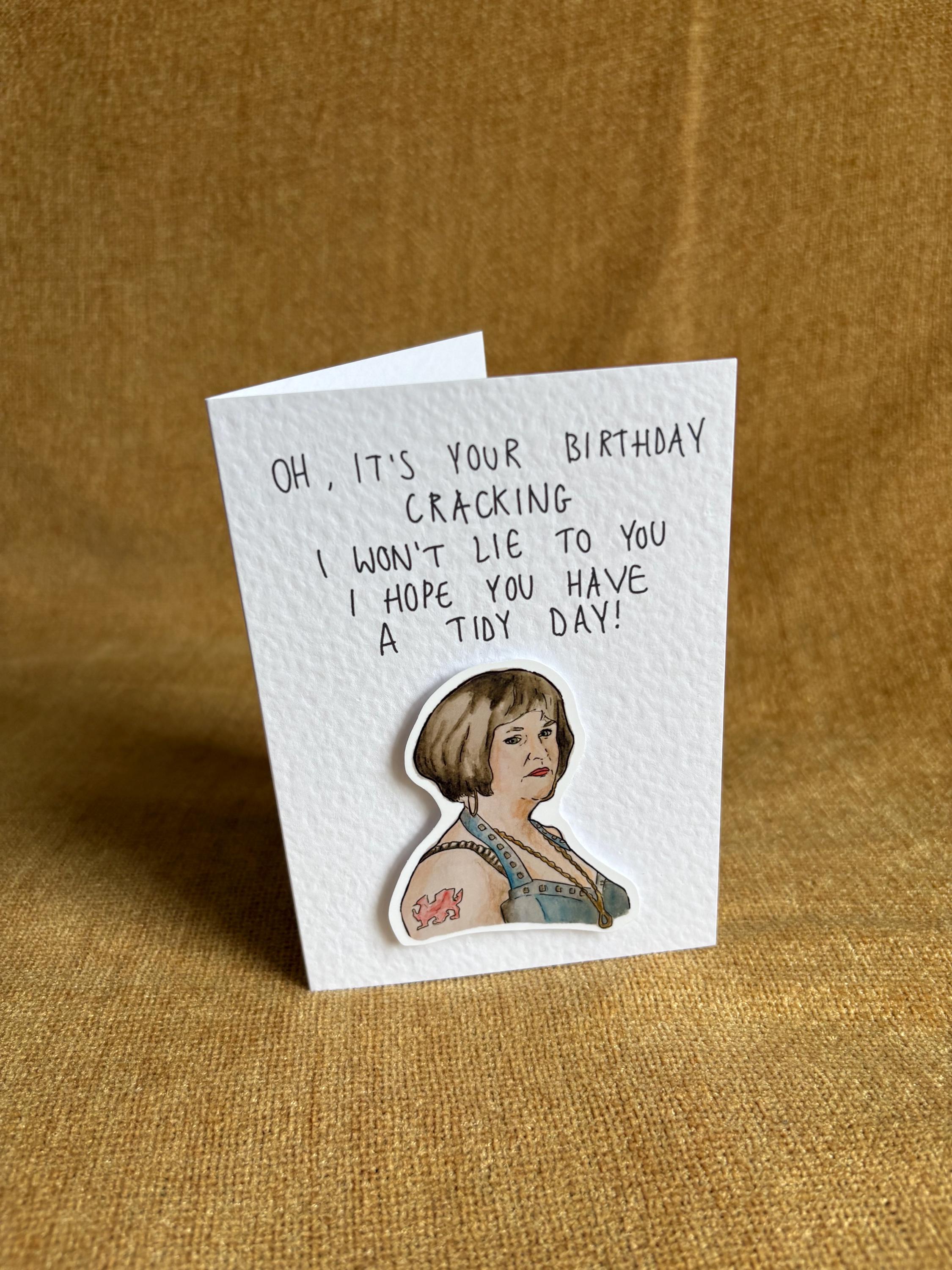 Nessa | Gavin & Stacey | Handcrafted Birthday Card