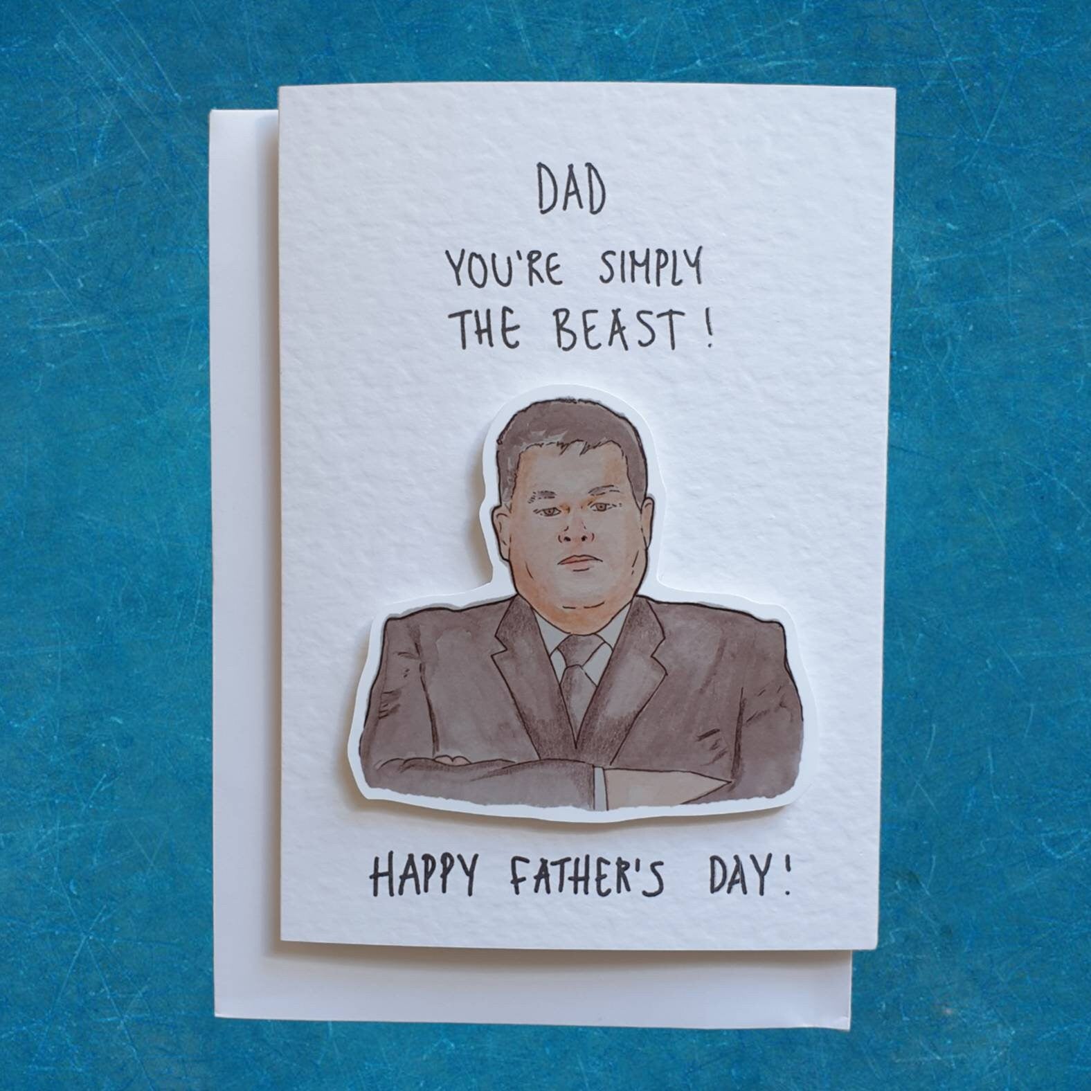 The Beast | Chaser | Handcrafted Father's Day Card