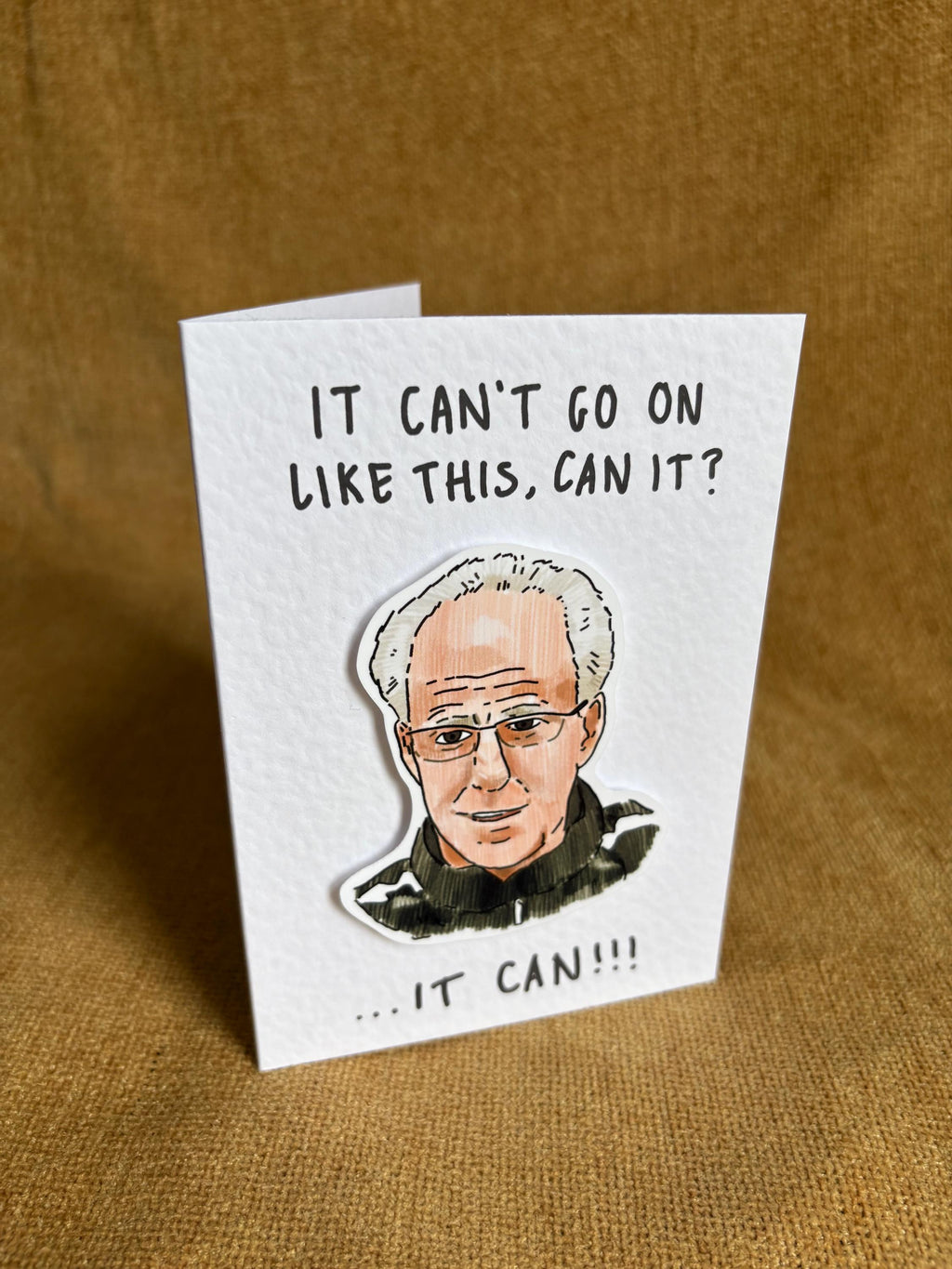Mick McCarthy IT CAN!! | Handcrafted Greeting Card