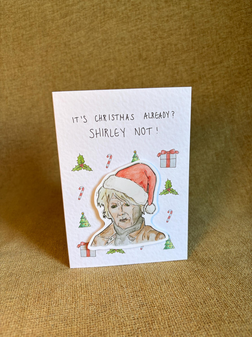 Shirley Carter | Handcrafted Christmas Card | Eastenders