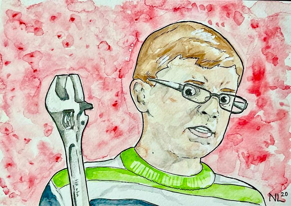 Ben Mitchell Watercolour Painting Print