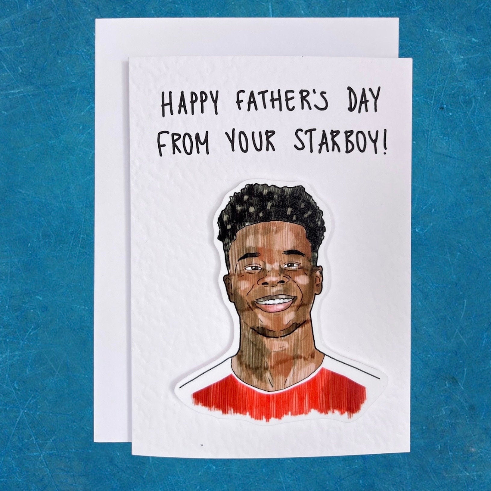 Bukayo Saka | Handcrafted Father’s Day Card