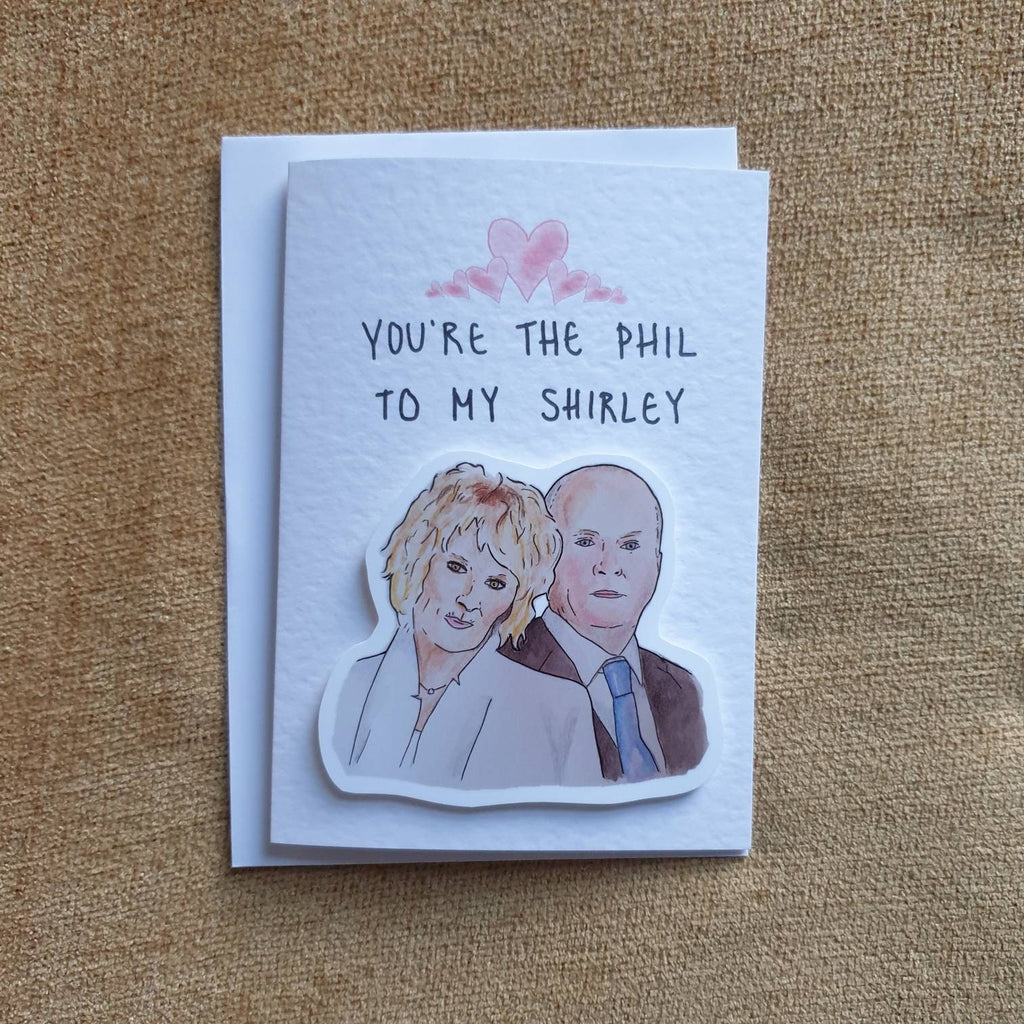 Phil Mitchell & Shirley Carter | Handcrafted Valentine's Card