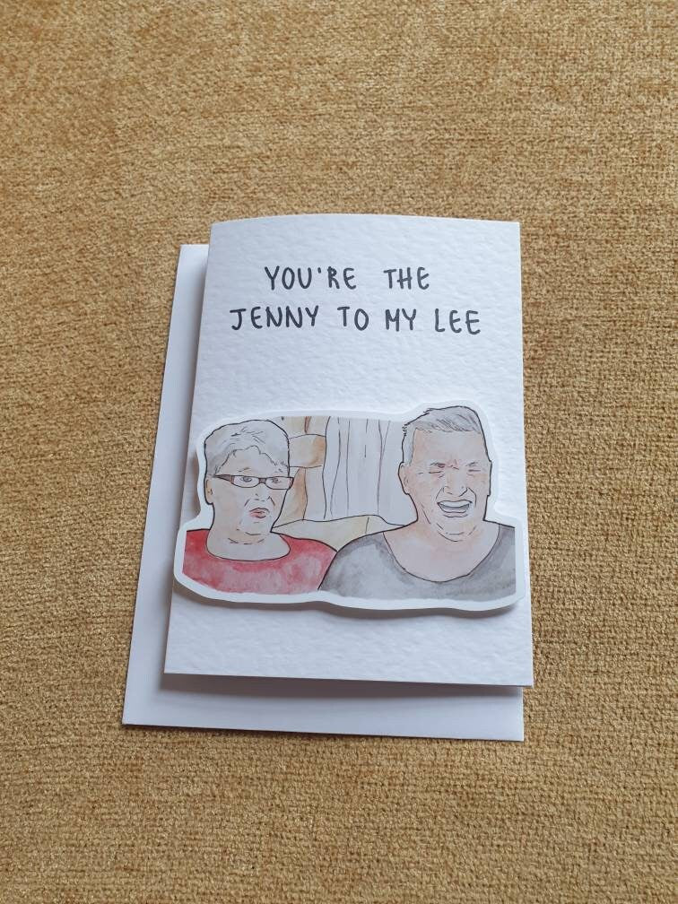 Jenny and Lee | Handcrafted Greeting Card