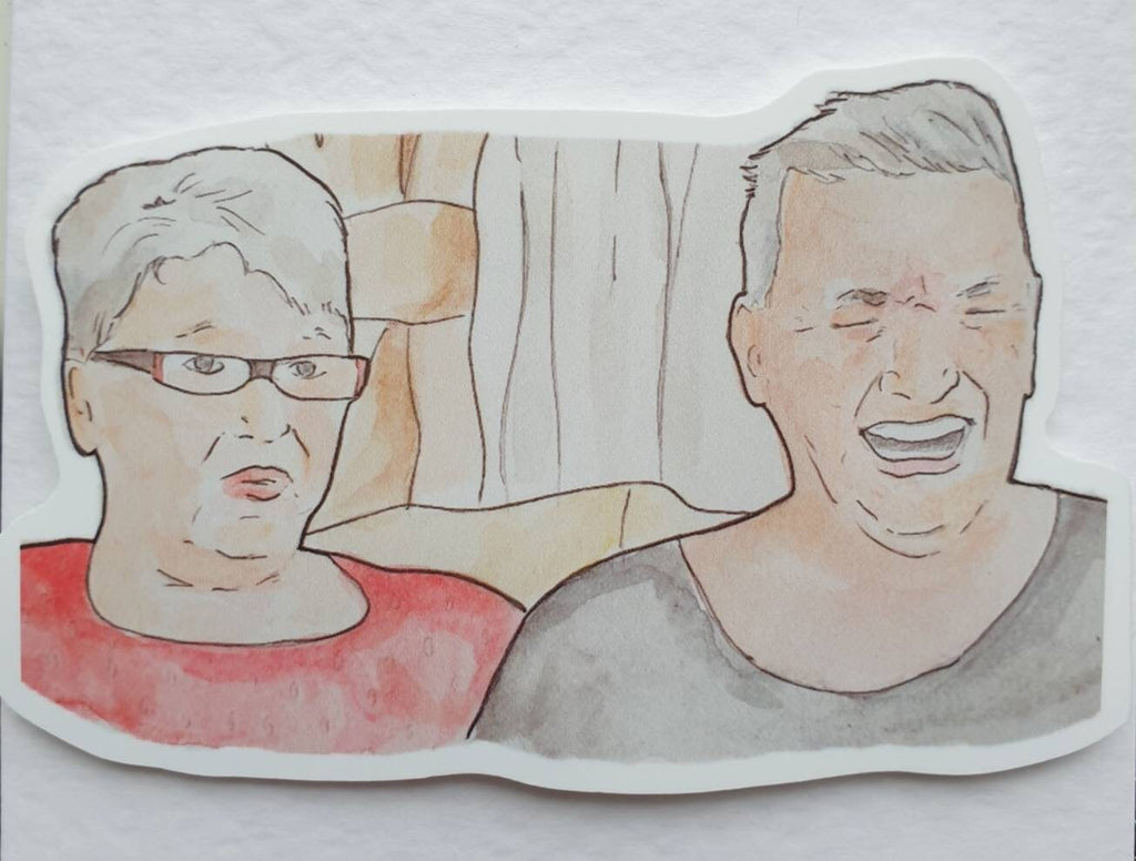Jenny and Lee | Handcrafted Greeting Card