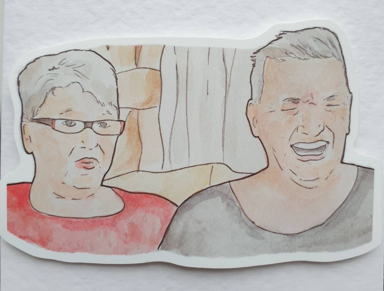 Jenny and Lee | Handcrafted Greeting Card