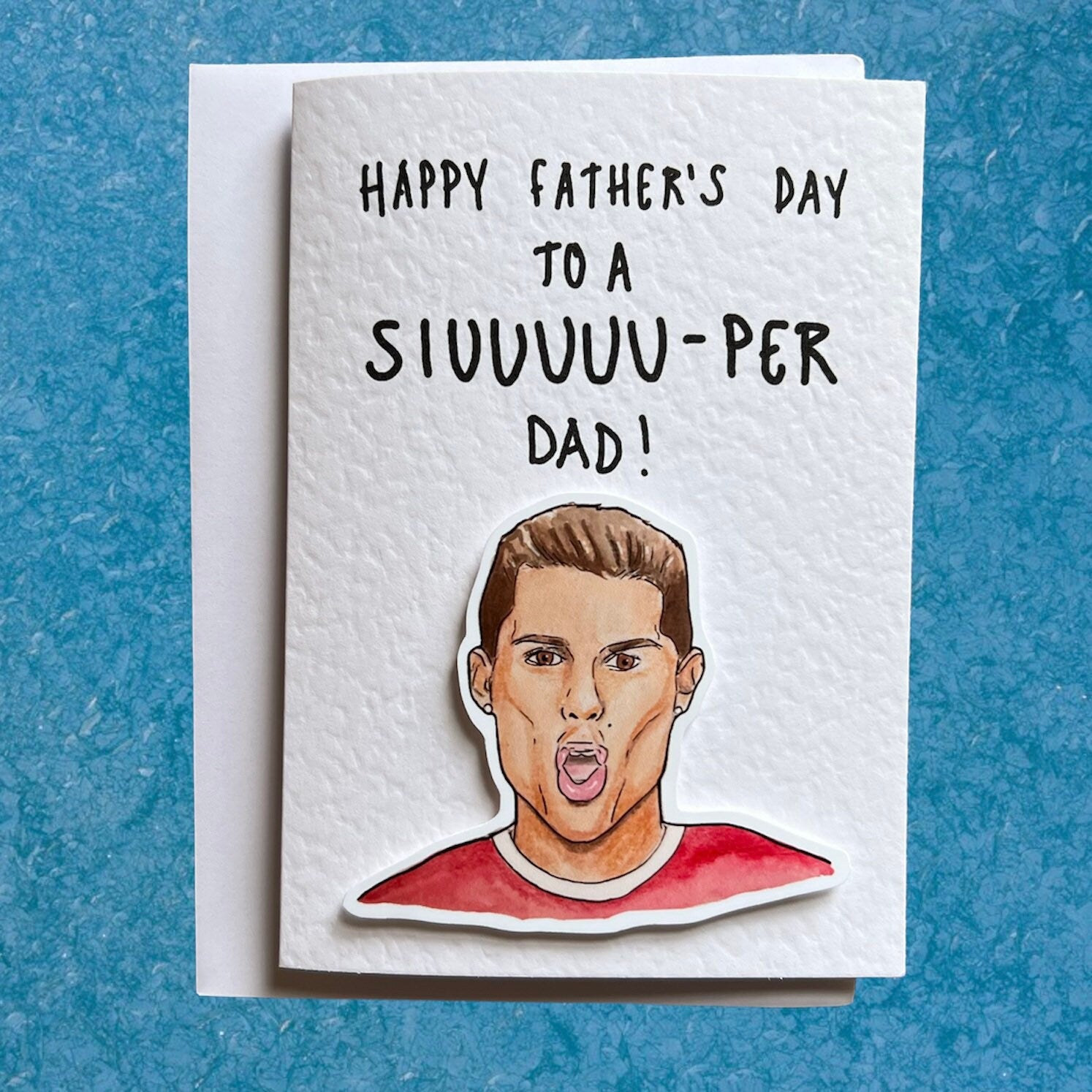 Cristiano Ronaldo | Handcrafted Father’s Day Card