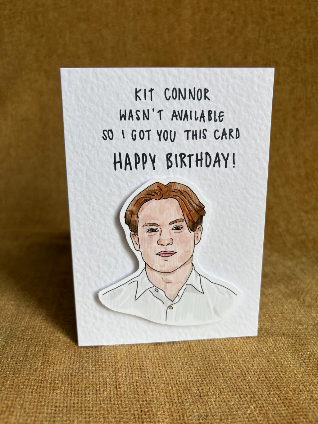 Kit Connor | Handcrafted Birthday Card
