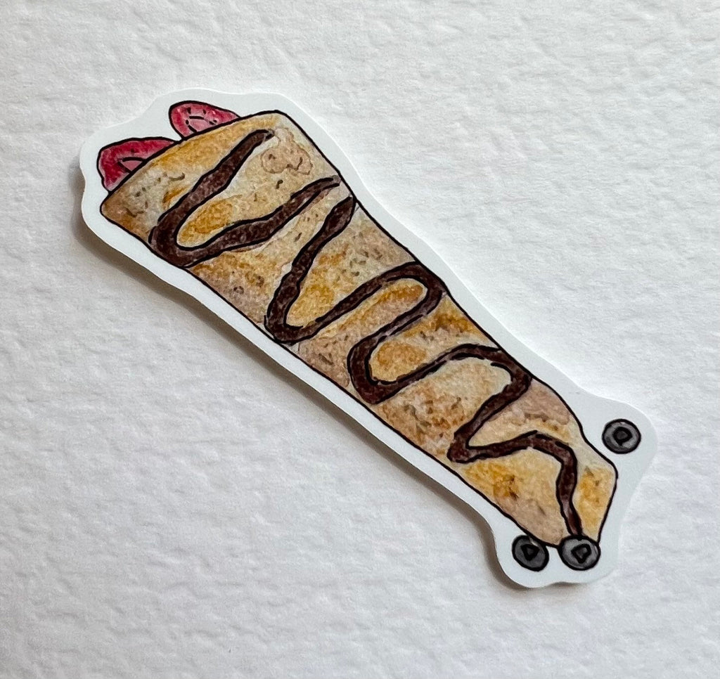 Oh Crêpe you’re leaving | Handcrafted Leaving card