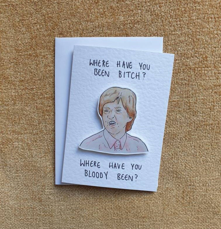 Mr G | Summer Heights High | Handcrafted Card