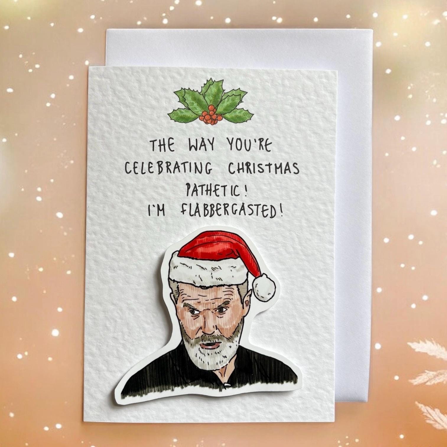 Roy Keane | Handcrafted Christmas Card