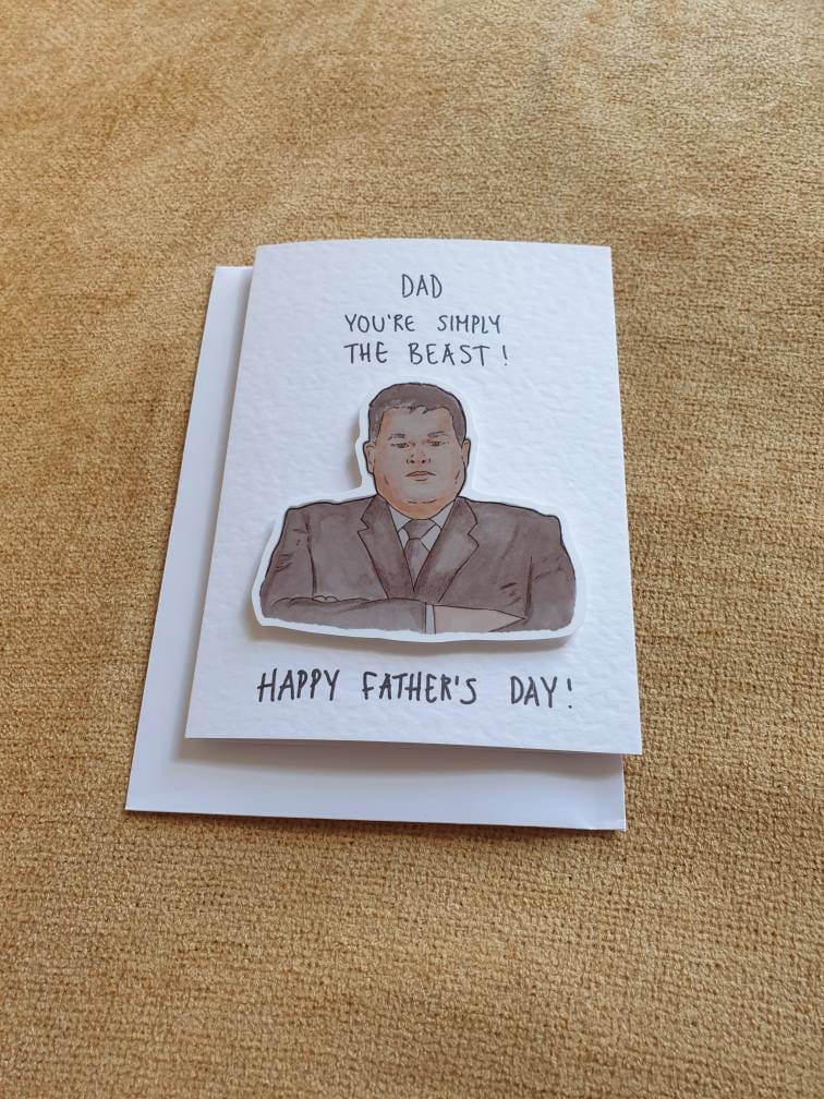 The Beast | Chaser | Handcrafted Father's Day Card