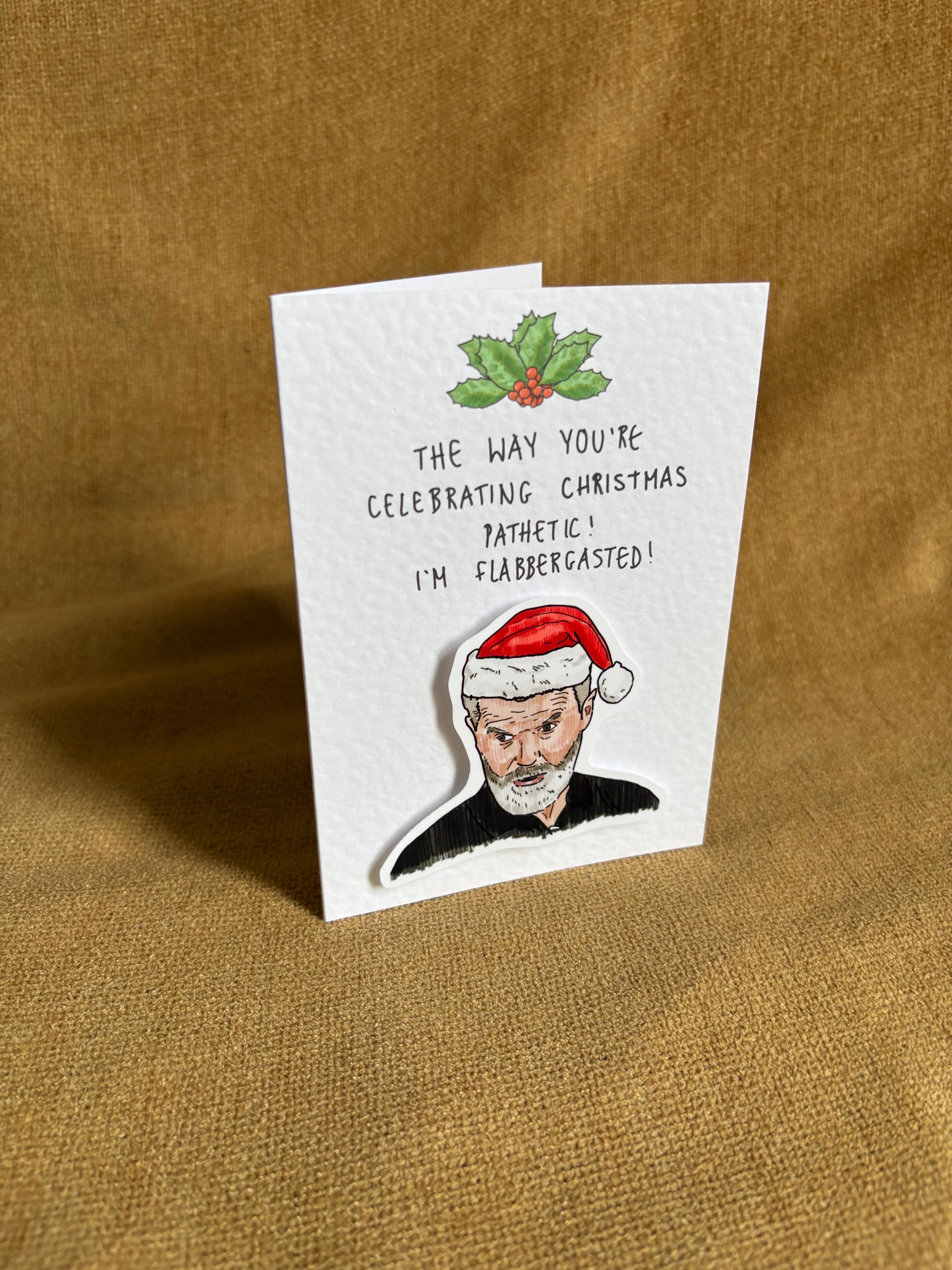 Roy Keane | Handcrafted Christmas Card