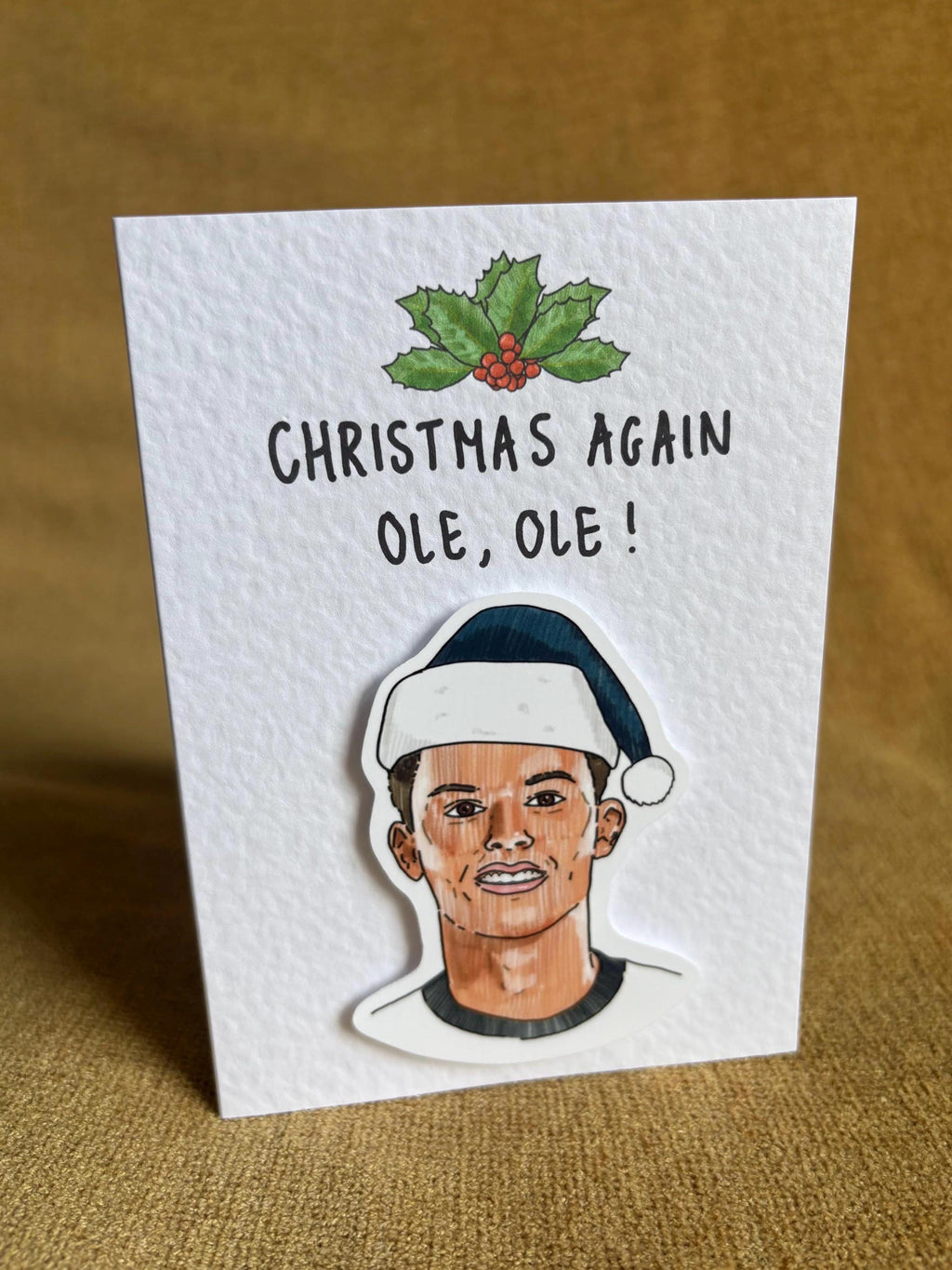 Brennan Johnson Christmas Card | Handcrafted Football Card
