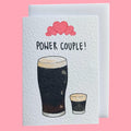 Guinness pint and baby Guinness | Handcrafted Valentine’s Card