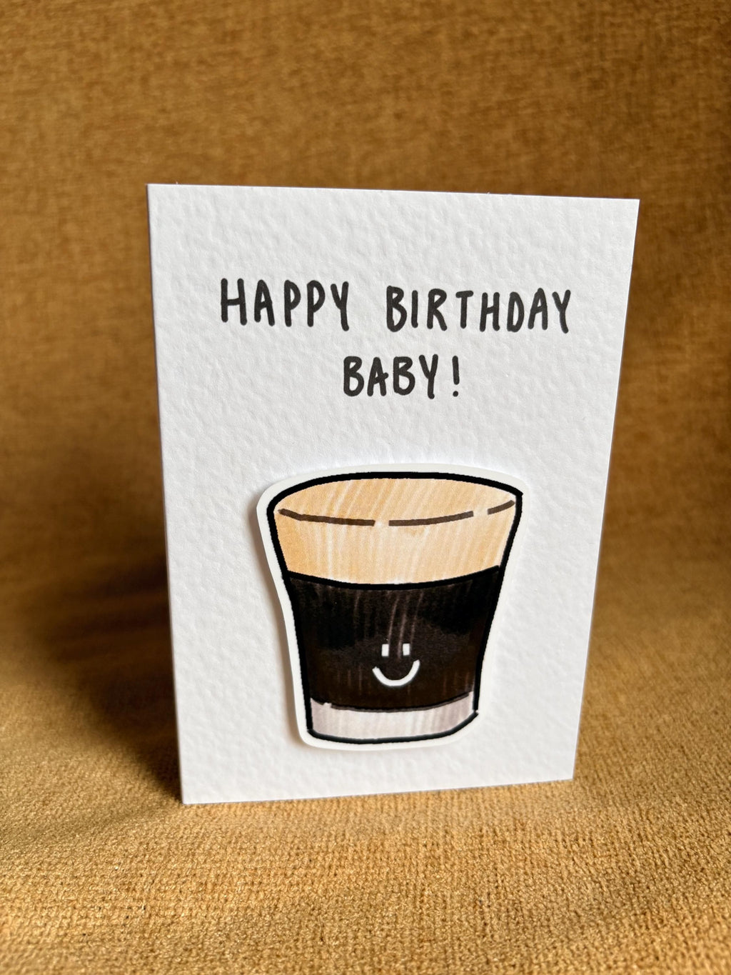 Baby Guinness | Handcrafted Birthday Card