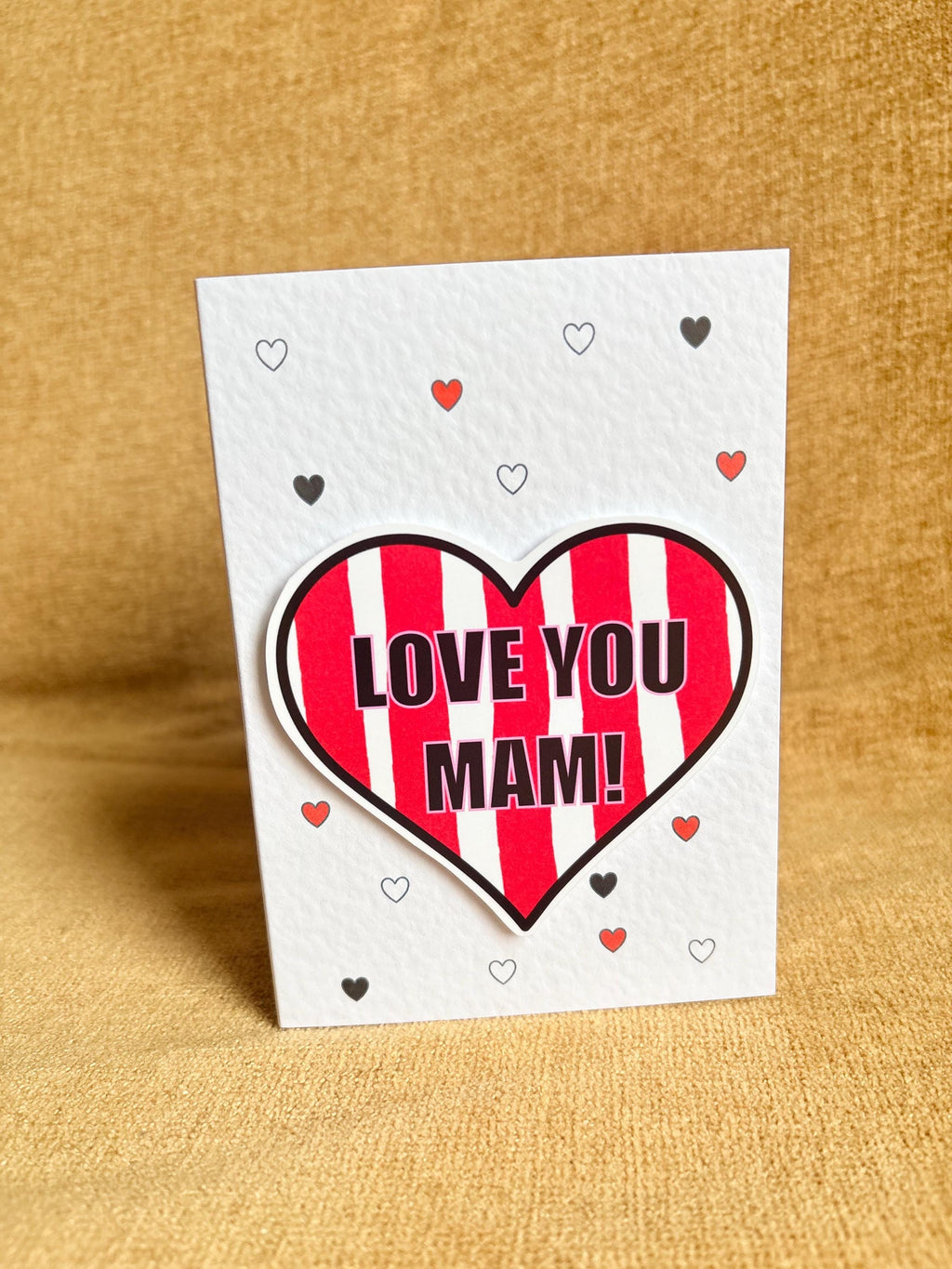 Love you Mam | Sunderland fan | Handcrafted Mother’s Day Card