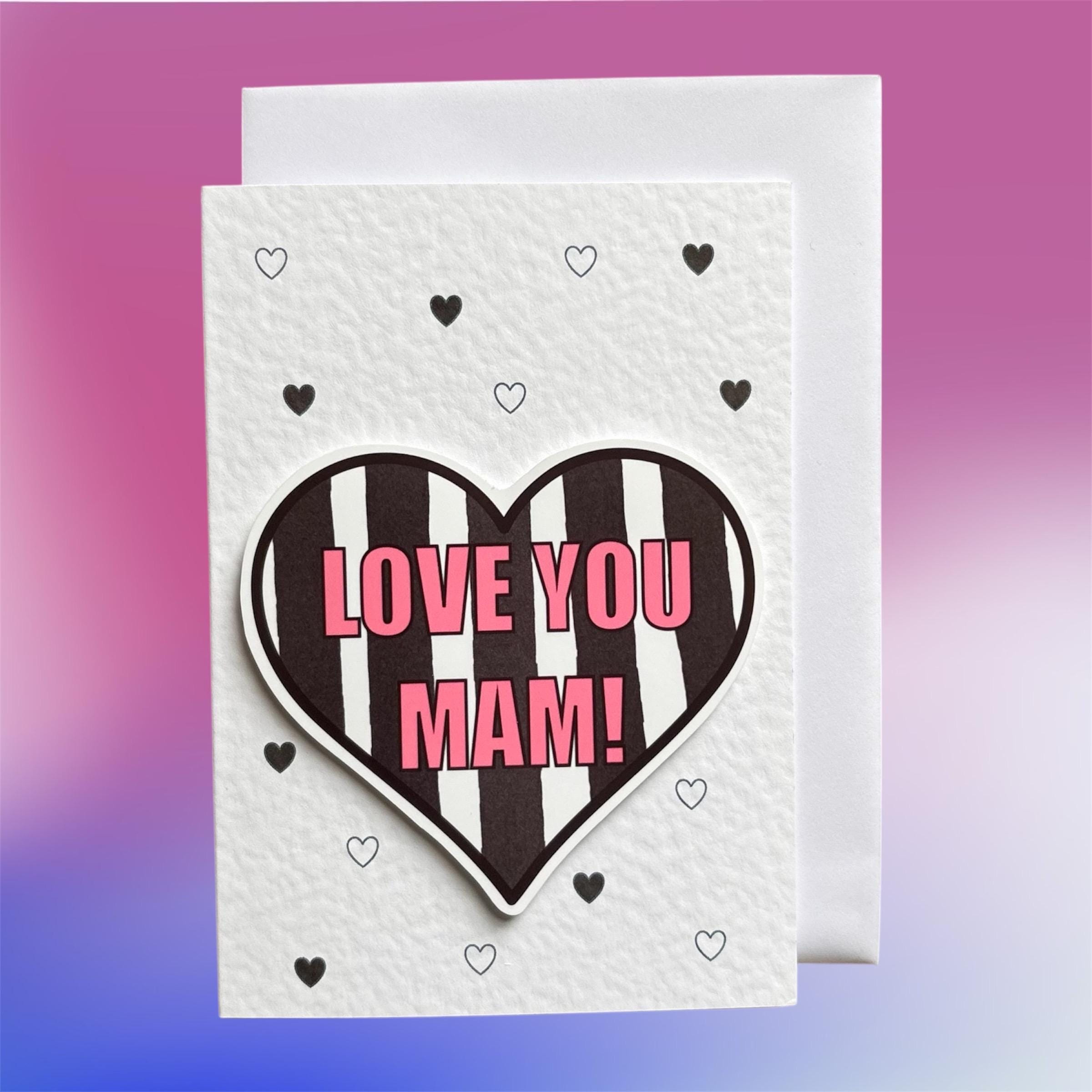 Love you Mam | Newcastle fan | Handcrafted Mother’s Day Card