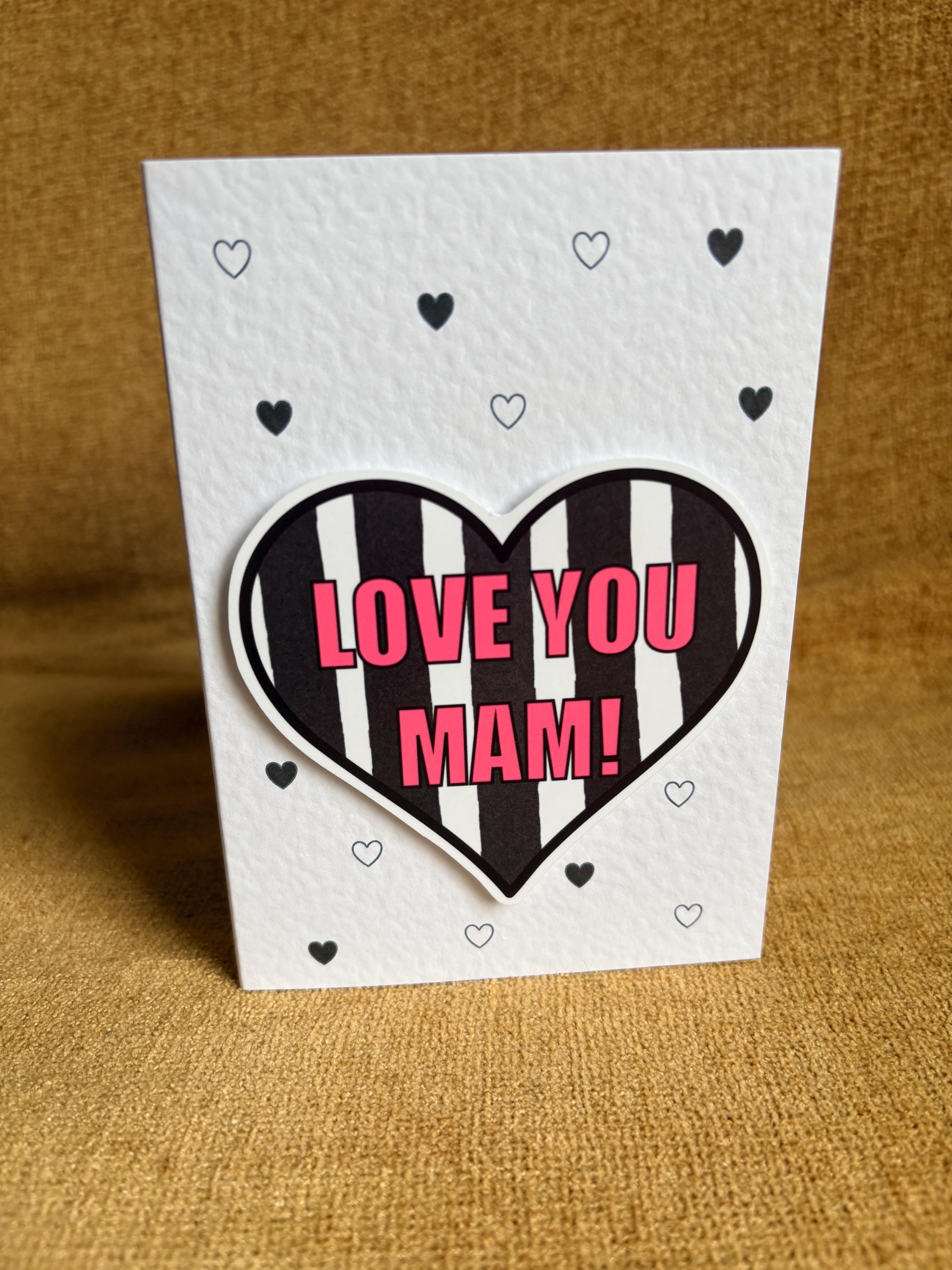 Love you Mam | Newcastle fan | Handcrafted Mother’s Day Card