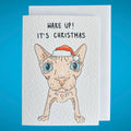 Sphynx Cat Funny Birthday Card: Handcrafted A6 Greeting Card